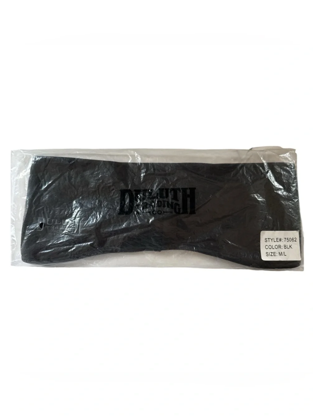Duluth Trading Co Fleece Ear Warmer Headband Black Size M/L New‎